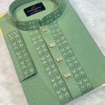 প্রিমিয়াম চায়না জাফরান স্টিচ পাঞ্জাবি (CODE: 101)