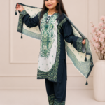 Green Elegance 3-Piece Dress